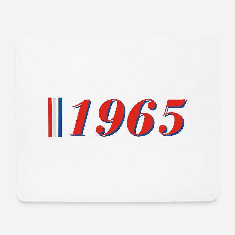 Jahr 1965 - Mousepad (Querformat) - Weiß