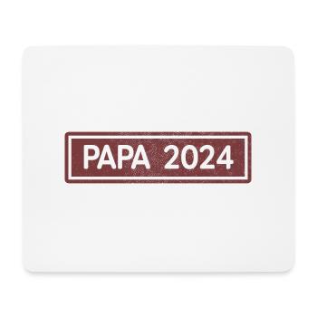 Papa 2023 Geschenk - Mousepad (Querformat) - Weiß - Vorne