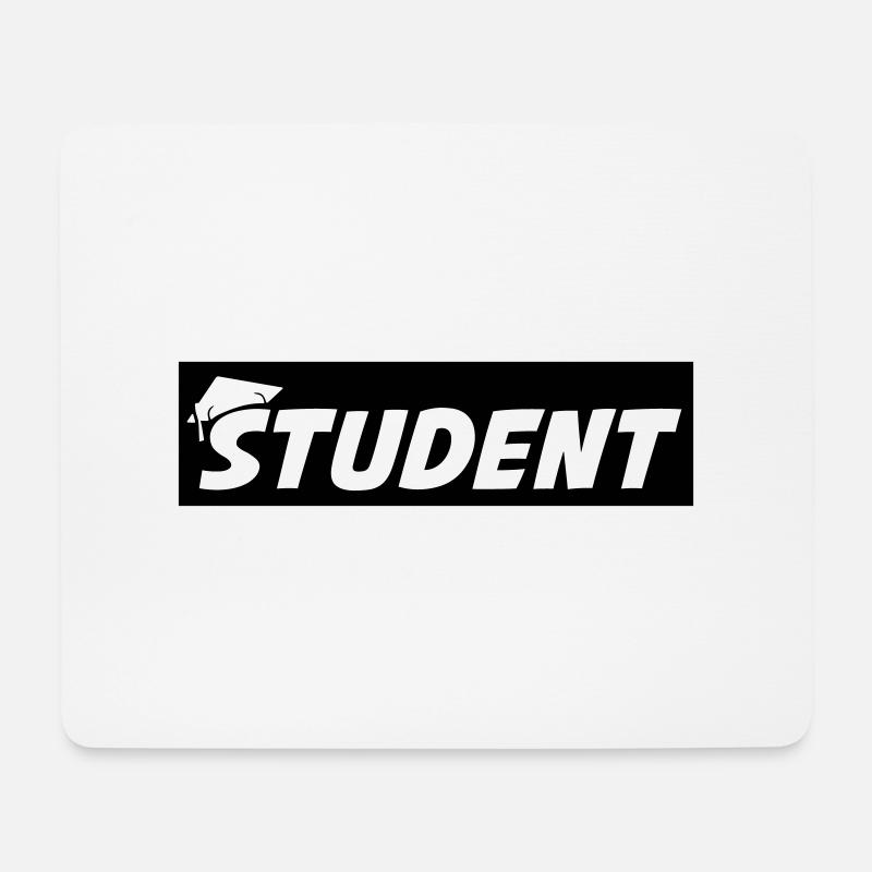 student - Mousepad (Querformat) - Weiß