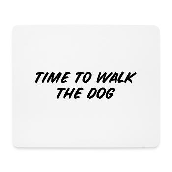 Chien Hund - Tapis de souris (format paysage) - blanc - Devant