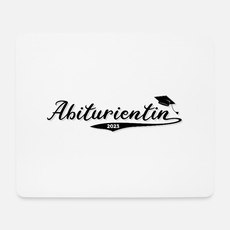 Abiturientin 2023 Abi Abitur Abschlussklasse - Mousepad (Querformat) - Weiß