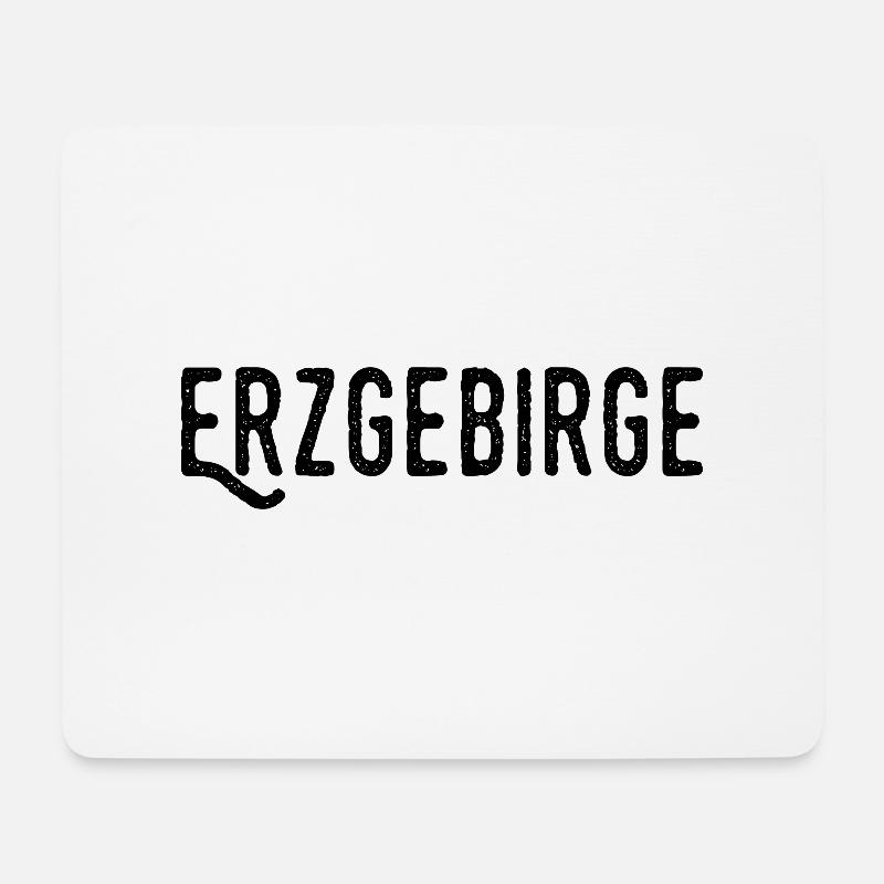 Erzgebirge Heimat - Mousepad (Querformat) - Weiß