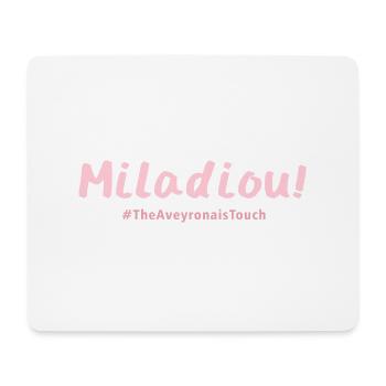 Miladiou - Tapis de souris (format paysage) - blanc - Devant