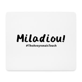 Miladiou !! - Tapis de souris (format paysage) - blanc - Devant