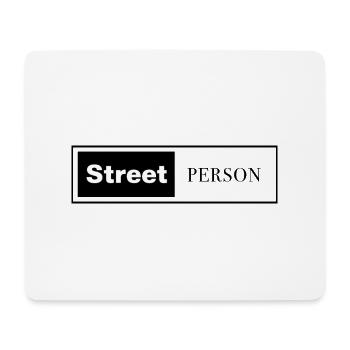 Street Person Marke - Mousepad (Querformat) - Weiß - Vorne