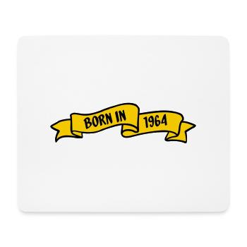 Born in 1964 - Mouse Pad (horizontal) - white - Front