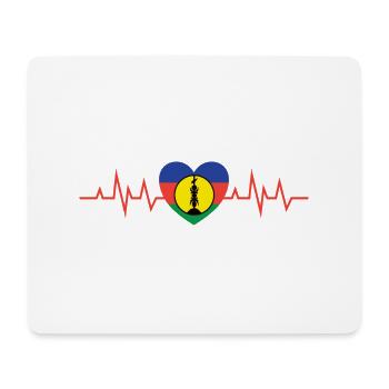 gift design kanak flag New Caledonia - Mouse Pad (horizontal) - white - Front
