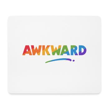 Awkward - Mouse Pad (horizontal) - white - Front