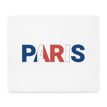 Paris - Tapis de souris (format paysage) - blanc - Devant