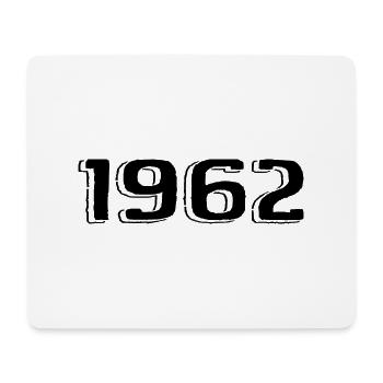 Jahrgang 1962 geboren Geburtstag Retro 1962 - Mousepad (Querformat) - Weiß - Vorne