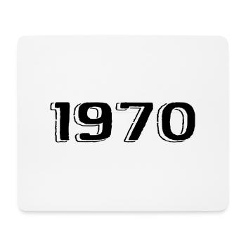 Vintage, années 1970, Naissance, Anniversaire, Rétro, Années 1970 - Tapis de souris (format paysage) - blanc - Devant