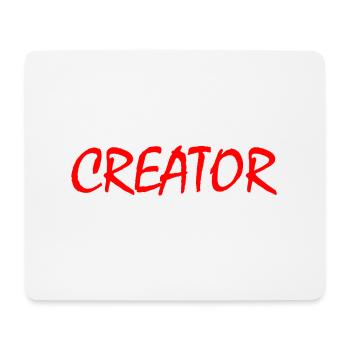 Creator - Mouse Pad (horizontal) - white - Front
