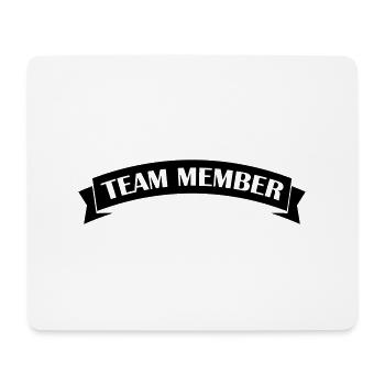Team Member - Mouse Pad (horizontal) - white - Front