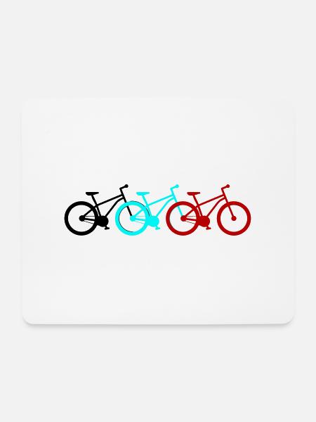 Fahrrad Bike Fahrräder - Mousepad (Querformat) - Weiß