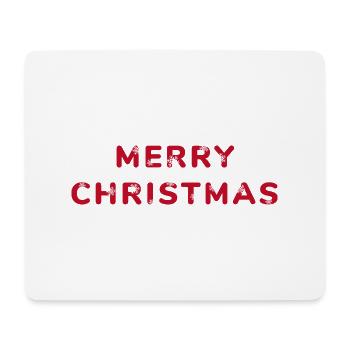 Merry Christmas: Festlicher Style - Mousepad (Querformat) - Weiß - Vorne