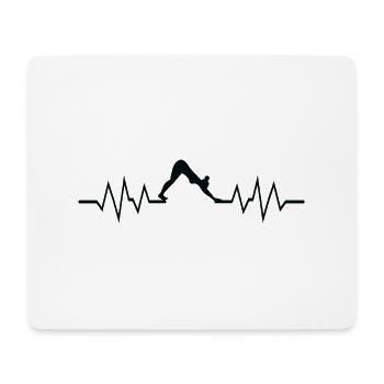Yoga Meditation Spa Namaste - Mouse Pad (horizontal) - white - Front