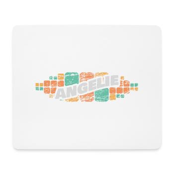 Cadeau pour Angelie - Tapis de souris (format paysage) - blanc - Devant