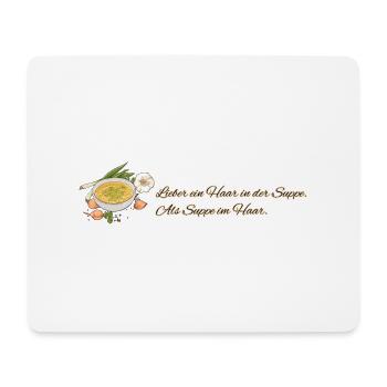 Soupe Amour // Illustration - Tapis de souris (format paysage) - blanc - Devant