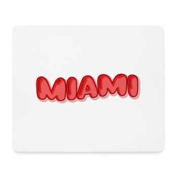 Vacances Miami - Tapis de souris (format paysage) - blanc - Devant