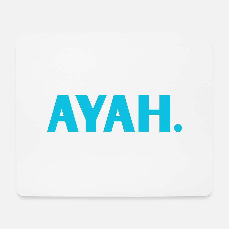INDONET Aya - Mousepad (Querformat) - Weiß