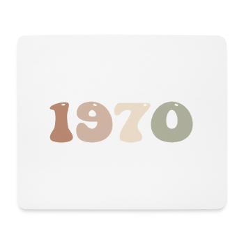 1970 - Mousepad (Querformat) - Weiß - Vorne
