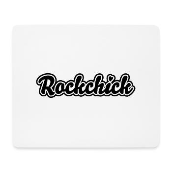 Rockchick - Mousepad (Querformat) - Weiß - Vorne