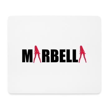 Marbella sexy Girls holiday Spain - Mouse Pad (horizontal) - white - Front