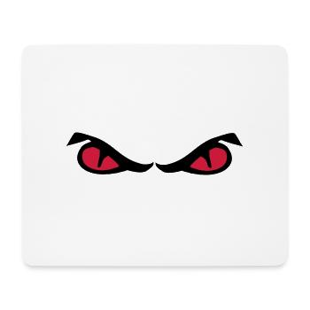eyes - Mouse Pad (horizontal) - white - Front