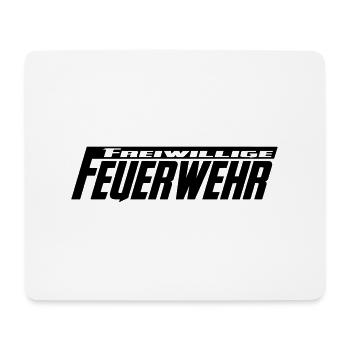 freiwillige Feuerwehr - Mousepad (Querformat) - Weiß - Vorne