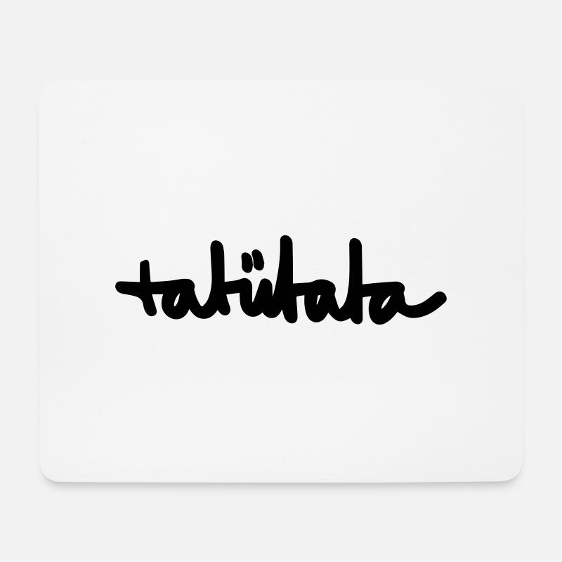 tatütata – Feuerwehr, Polizei (dh) - Mousepad (Querformat) - Weiß
