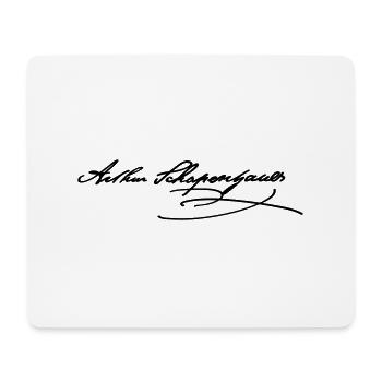 Arthur Schopenhauer - Mousepad (Querformat) - Weiß - Vorne