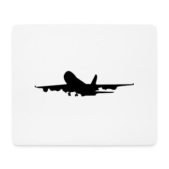 airplane_takeoff - Tapis de souris (format paysage) - blanc - Devant