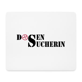 Dosensucherin - 2colors - 2011 - Mousepad (Querformat) - Weiß - Vorne