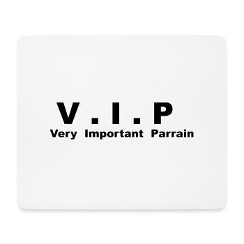 Very Important Parrain - VIP - Tapis de souris (format paysage) - blanc - Devant
