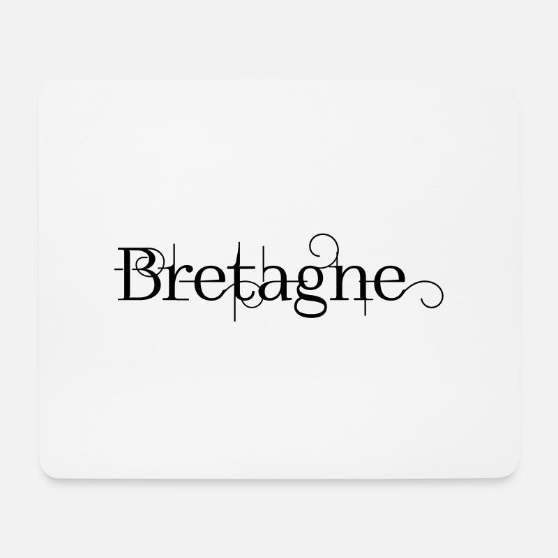 Bretagne - Mousepad (Querformat) - Weiß