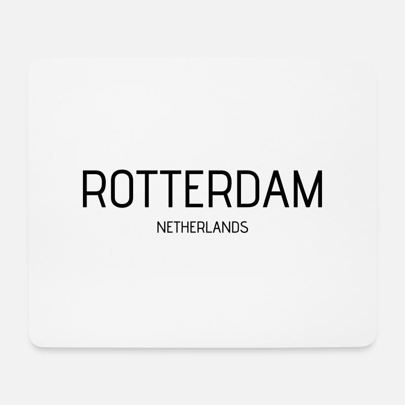 rotterdam - Mousepad (Querformat) - Weiß