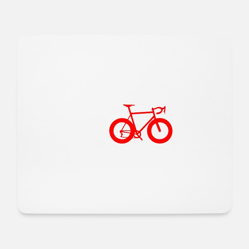 Mein Hobby - Ich liebe Fahrrad fahren - Mousepad (Querformat) - Weiß