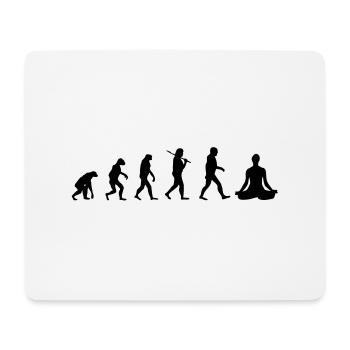 yoga - Mousepad (Querformat) - Weiß - Vorne