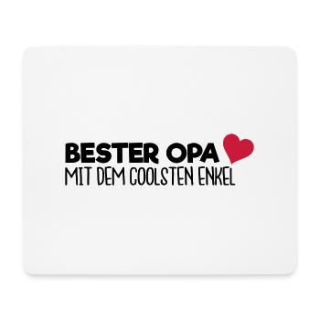 Bester Opa - Enkel - Mousepad (Querformat) - Weiß - Vorne