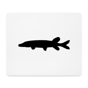 hecht_f3 - Mousepad (Querformat) - Weiß - Vorne