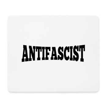 Antifascist - Antifaschist - Mousepad (Querformat) - Weiß - Vorne