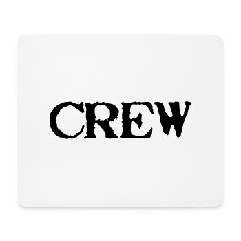 Crew - Tapis de souris (format paysage) - blanc - Devant