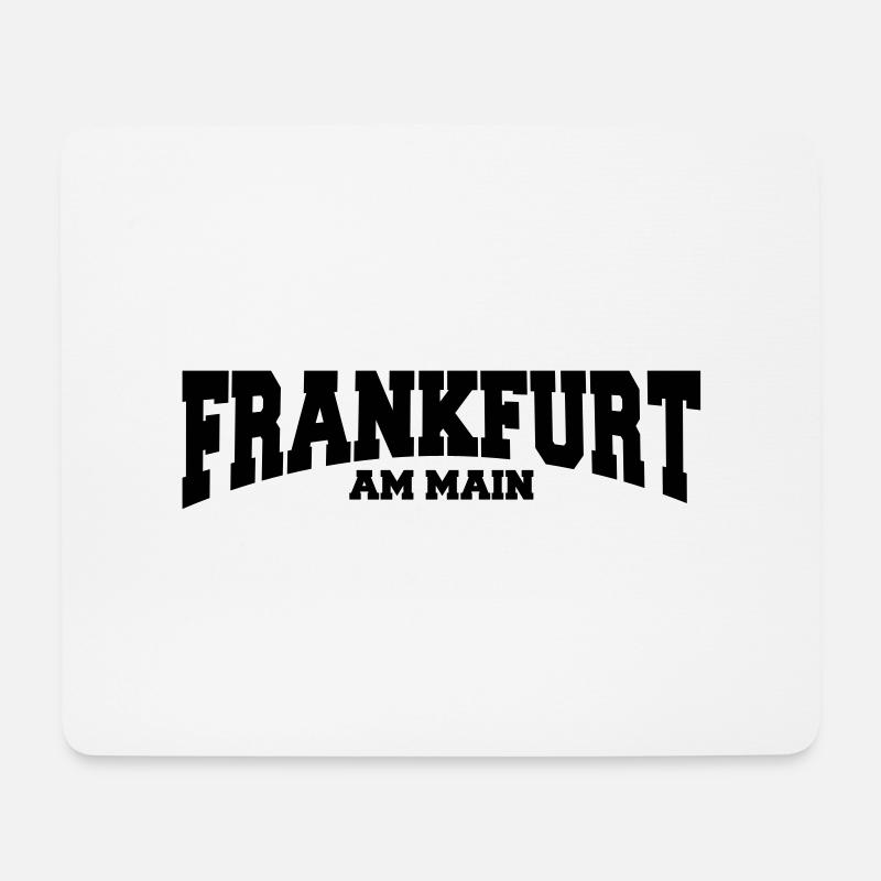 frankfurt am main - Mousepad (Querformat) - Weiß
