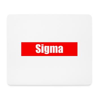 Sigma - Mousepad (Querformat) - Weiß - Vorne