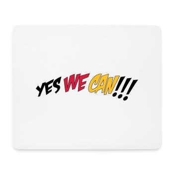yes we can - Tapis de souris (format paysage) - blanc - Devant