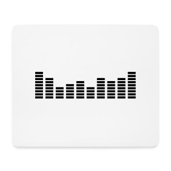beat_f1 - Mousepad (Querformat) - Weiß - Vorne