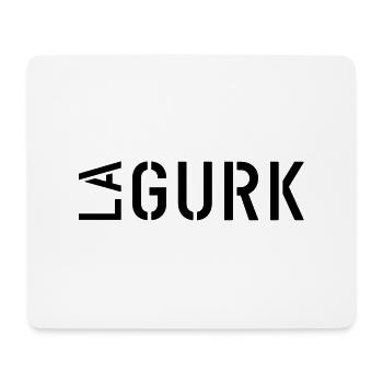 La Gurk Fussball Dialekt Spruch Geschenk - Mousepad (Querformat) - Weiß - Vorne
