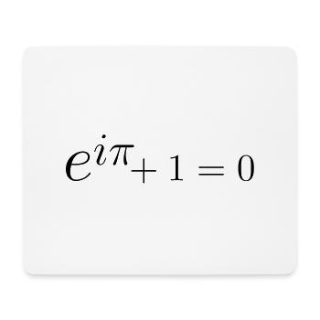 Euler formula - Mouse Pad (horizontal) - white - Front