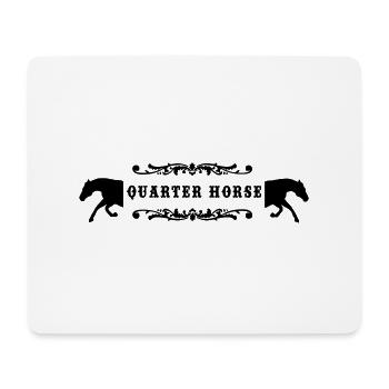 quarterhorse - Mousepad (Querformat) - Weiß - Vorne