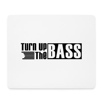 turn_up_the_bass_f1 - Mouse Pad (horizontal) - white - Front